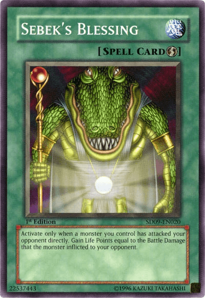 Sebek's Blessing [SD09-EN020] Common - POKÉ JEUX
