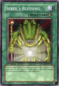 Sebek's Blessing [SD09-EN020] Common - POKÉ JEUX