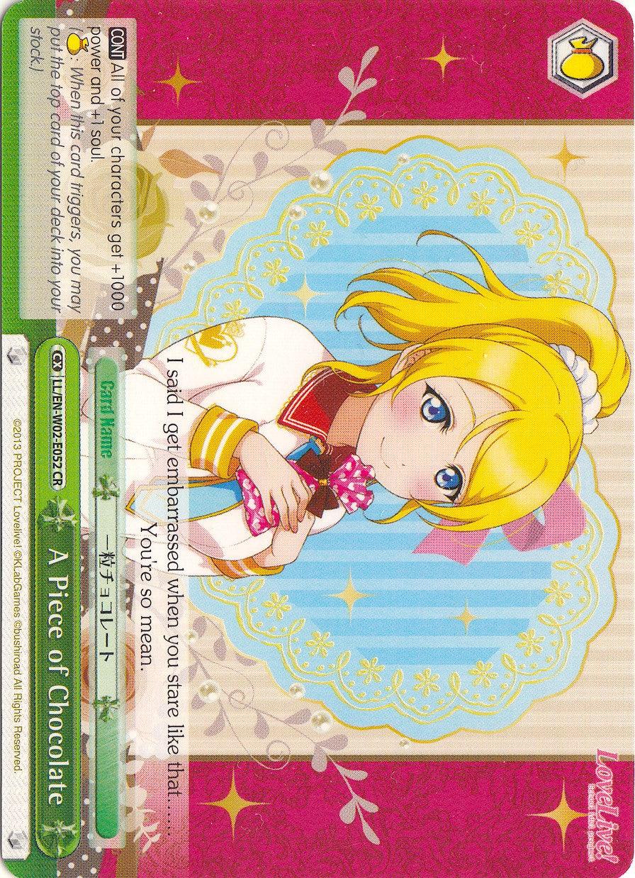 A Piece of Chocolate (LL/EN-W02-E052 CR) [Love Live! DX Vol.2] - POKÉ JEUX