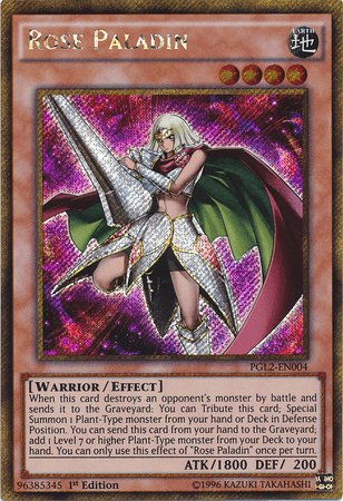 Rose Paladin [PGL2-EN004] Gold Secret Rare - POKÉ JEUX