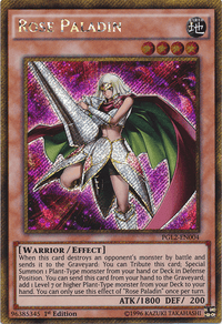 Rose Paladin [PGL2-EN004] Gold Secret Rare - POKÉ JEUX