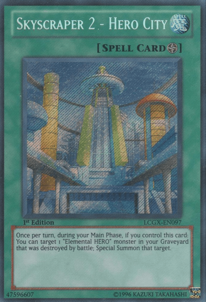 Skyscraper 2 - Hero City [LCGX-EN097] Secret Rare - POKÉ JEUX