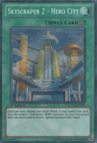 Skyscraper 2 - Hero City [LCGX-EN097] Secret Rare - POKÉ JEUX