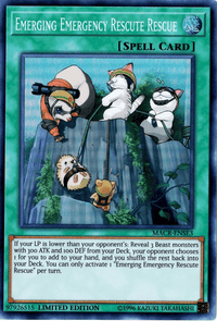 Emerging Emergency Rescute Rescue [MACR-ENSE3] Super Rare - POKÉ JEUX