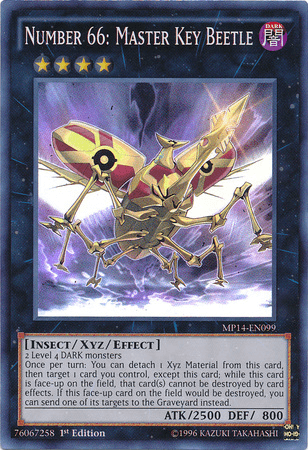 Number 66: Master Key Beetle [MP14-EN099] Super Rare - POKÉ JEUX
