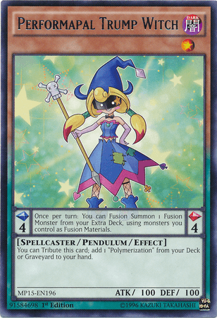 Performapal Trump Witch [MP15-EN196] Rare - POKÉ JEUX