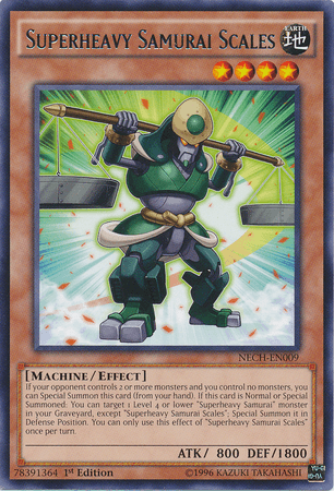 Superheavy Samurai Scales [NECH-EN009] Rare - POKÉ JEUX