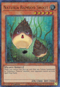Naturia Bamboo Shoot (Duel Terminal) [HAC1-EN111] Parallèle Rare 