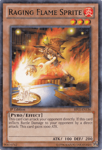 Raging Flame Sprite [BP01-EN136] Starfoil Rare - POKÉ JEUX