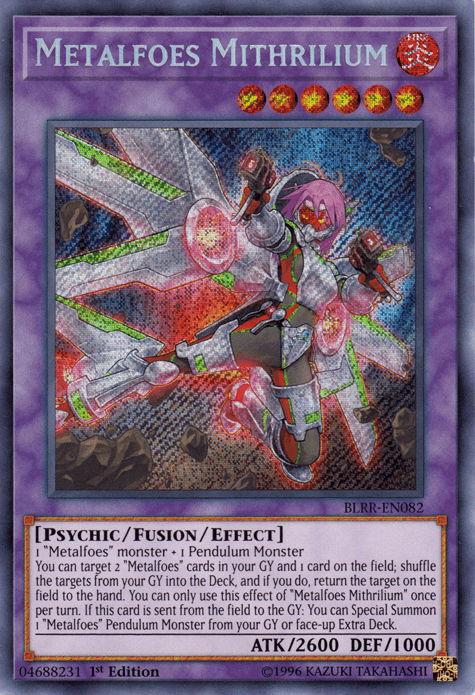 Metalfoes Mithrilium [BLRR-EN082] Secret Rare - POKÉ JEUX