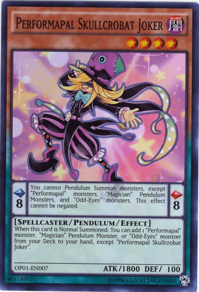 Performapal Skullcrobat Joker [OP01-EN007] Super Rare - POKÉ JEUX