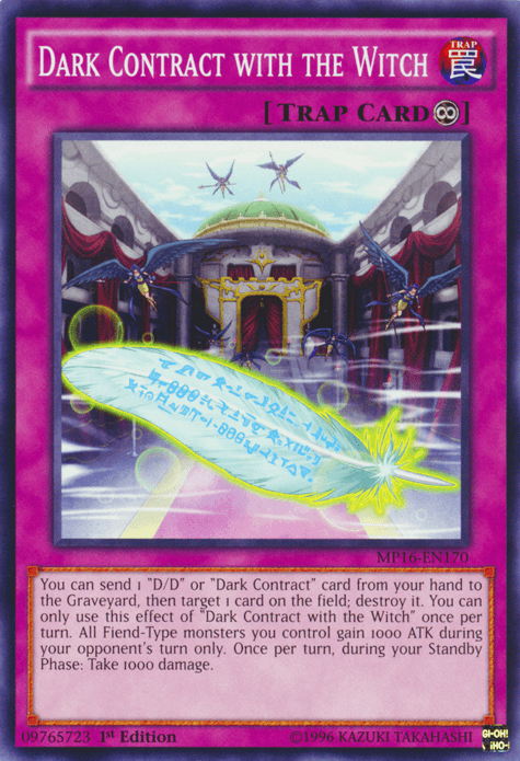 Dark Contract with the Witch [MP16-EN170] Common - POKÉ JEUX