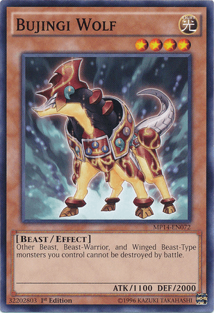 Bujingi Wolf [MP14-EN072] Common - POKÉ JEUX