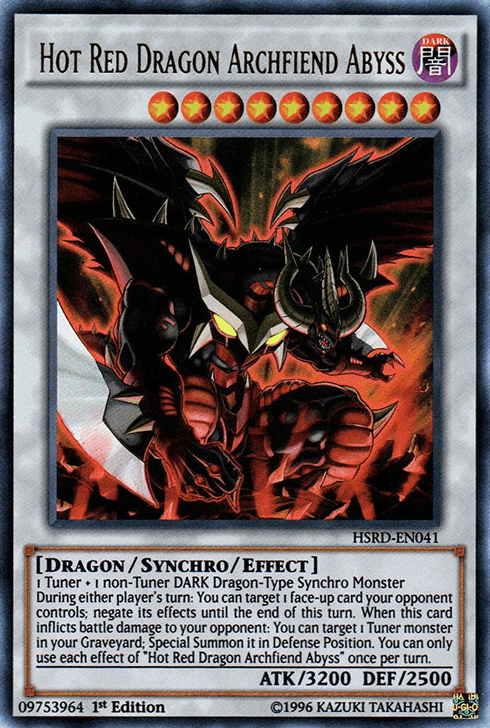 Hot Red Dragon Archfiend Abyss [HSRD-EN041] Ultra Rare - POKÉ JEUX