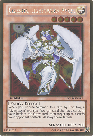 Celestia, Lightsworn Angel [PGLD-EN087] Gold Rare - POKÉ JEUX