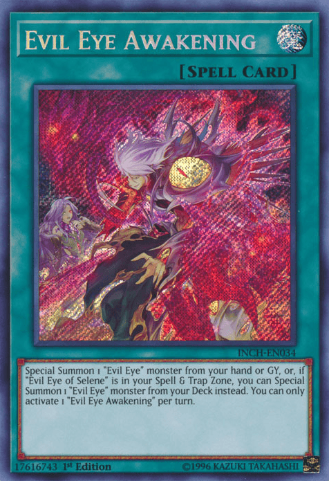 Evil Eye Awakening [INCH-EN034] Secret Rare - POKÉ JEUX