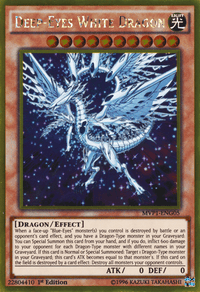 Deep-Eyes White Dragon [MVP1-ENG05] Gold Rare - POKÉ JEUX