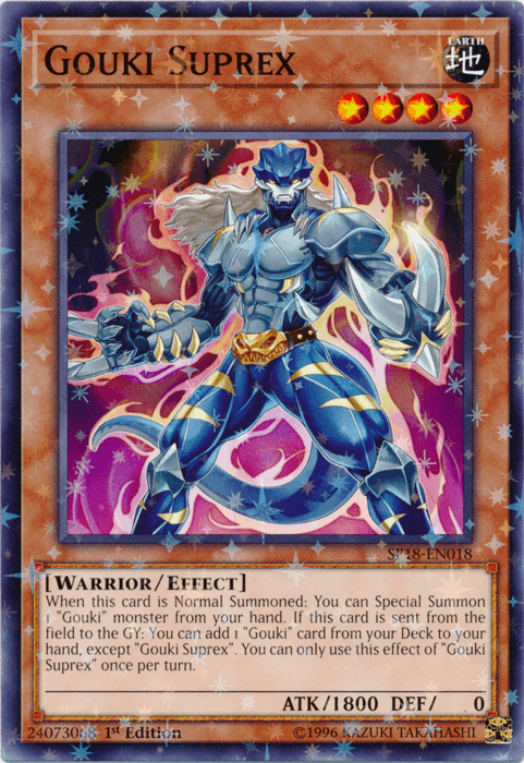 Gouki Suprex [SP18-EN018] Starfoil Rare - POKÉ JEUX