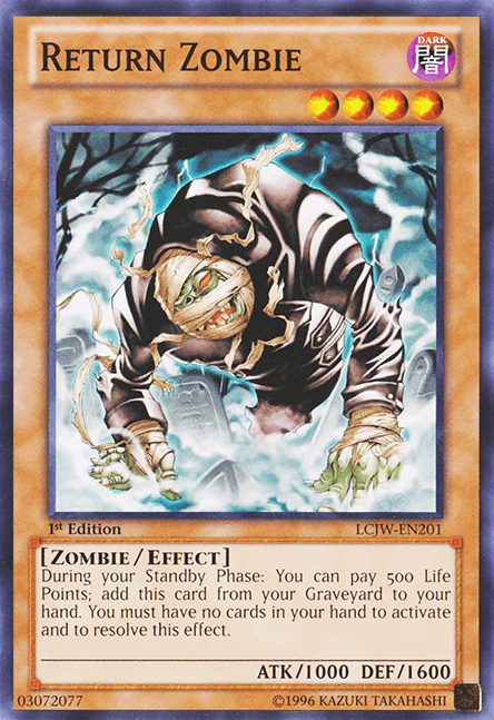 Return Zombie [LCJW-EN201] Common - POKÉ JEUX