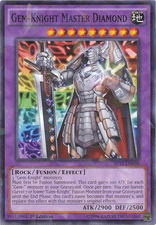 Gem-Knight Master Diamond [SP15-EN030] Shatterfoil Rare - POKÉ JEUX