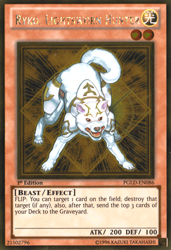 Ryko, Lightsworn Hunter [PGLD-EN086] Gold Rare - POKÉ JEUX