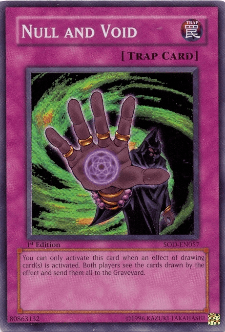 Null and Void [SOD-EN057] Super Rare - POKÉ JEUX