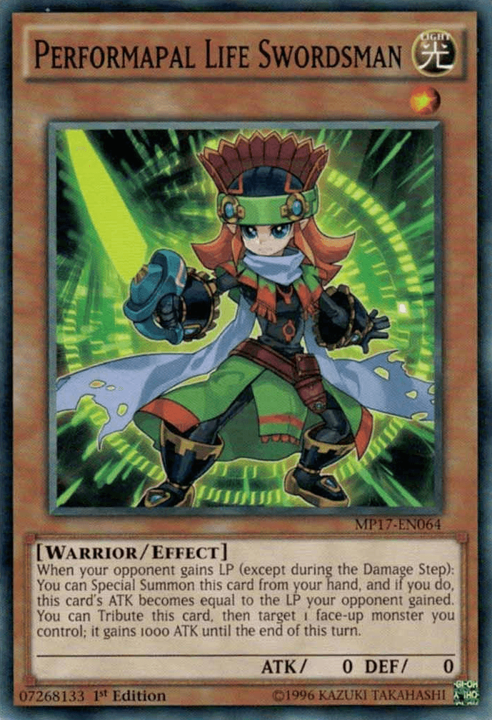 Performapal Life Swordsman [MP17-EN064] Common - POKÉ JEUX