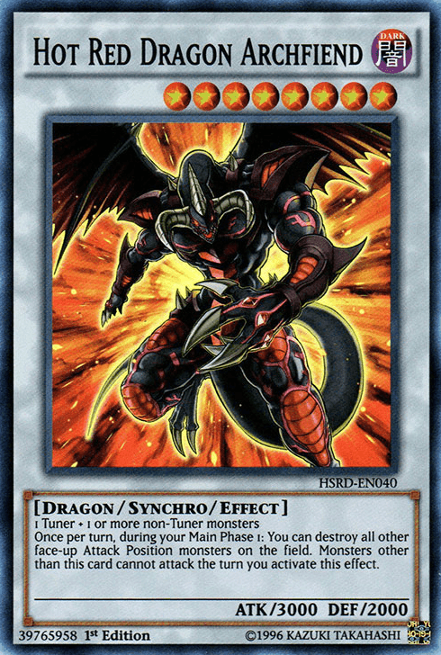 Hot Red Dragon Archfiend [HSRD-EN040] Super Rare - POKÉ JEUX