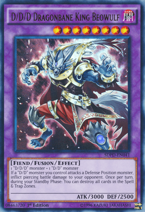D/D/D Dragonbane King Beowulf [SDPD-EN041] Ultra Rare - POKÉ JEUX