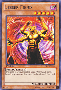 Lesser Fiend [LCJW-EN238] Rare - POKÉ JEUX