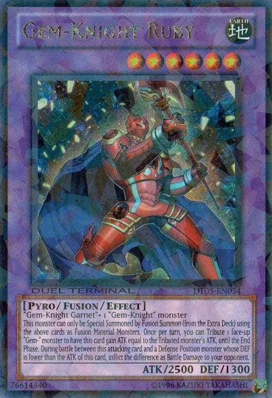 Gem-Knight Ruby [DT05-EN034] Ultra Rare - POKÉ JEUX