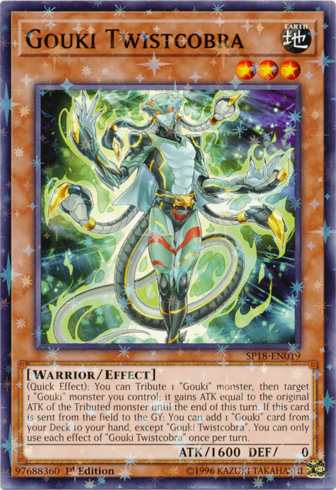 Gouki Twistcobra [SP18-EN019] Starfoil Rare - POKÉ JEUX