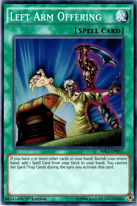 Left Arm Offering [MIL1-EN015] Super Rare - POKÉ JEUX