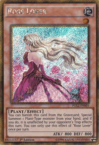 Rose Lover [PGL2-EN003] Gold Secret Rare - POKÉ JEUX