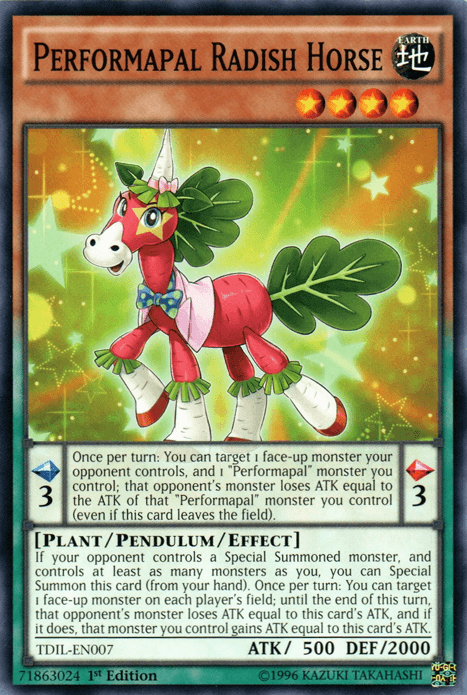 Performapal Radish Horse [TDIL-EN007] Common - POKÉ JEUX