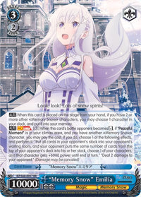 "Memory Snow" Emilia (RZ/S68-E057 RR) [Re:ZERO Memory Snow] 