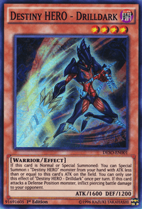 Destiny HERO - Drilldark [DESO-EN001] Super Rare - POKÉ JEUX