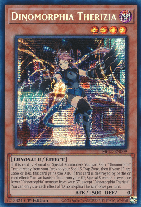 Dinomorphia Therizia [MP23-EN009] Prismatic Secret Rare - POKÉ JEUX