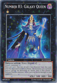 Number 83: Galaxy Queen [SP13-EN028] Starfoil Rare - POKÉ JEUX