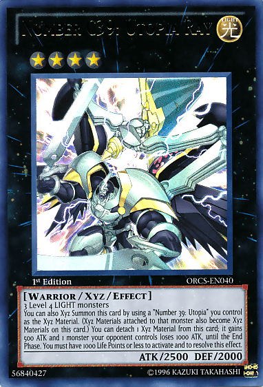 Number C39: Utopia Ray [ORCS-EN040] Ultra Rare - POKÉ JEUX
