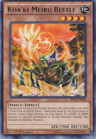 Koa'ki Meiru Beetle [BP03-EN066] Rare - POKÉ JEUX