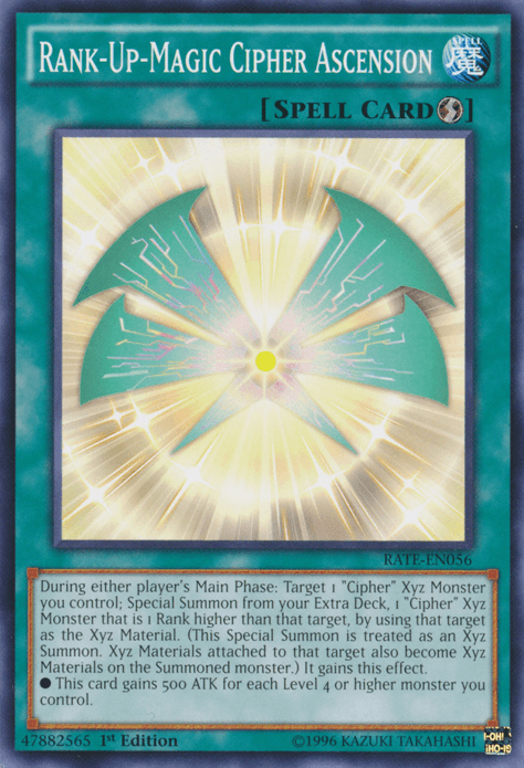 Rank-Up-Magic Cipher Ascension [RATE-EN056] Common - POKÉ JEUX