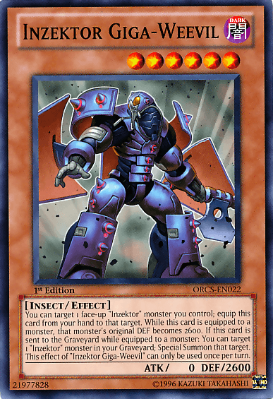 Inzektor Giga-Weevil [ORCS-EN022] Common - POKÉ JEUX