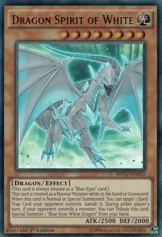 Dragon Spirit of White [MP17-EN010] Ultra Rare - POKÉ JEUX