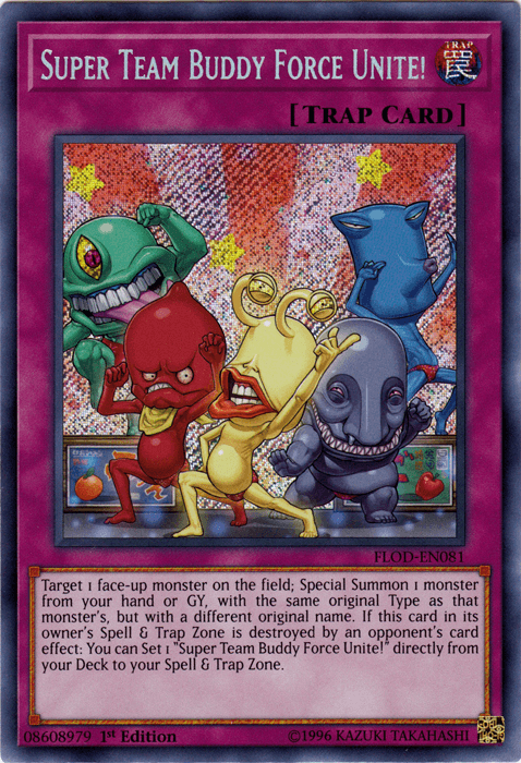 Super Team Buddy Force Unite! [FLOD-EN081] Secret Rare - POKÉ JEUX