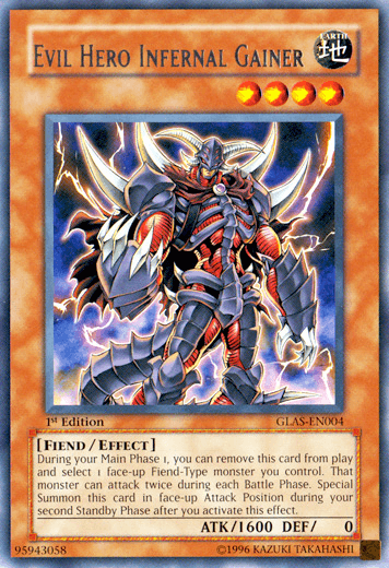 Evil Hero Infernal Gainer [GLAS-EN004] Rare - POKÉ JEUX
