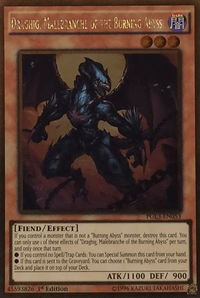 Draghig, Malebranche of the Burning Abyss [PGL3-EN053] Gold Rare - POKÉ JEUX