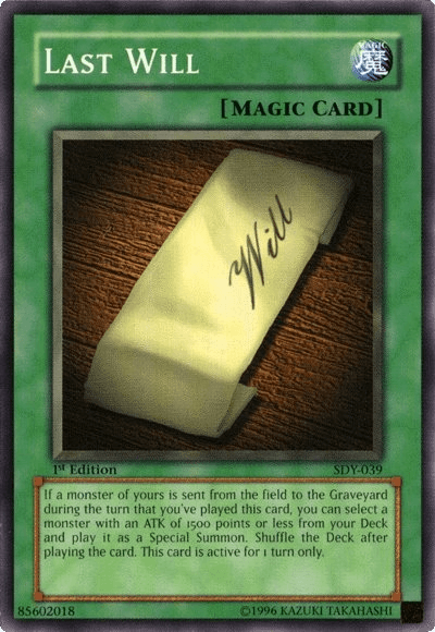 Last Will [SDY-039] Common - POKÉ JEUX