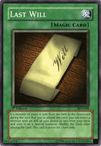 Last Will [SDY-039] Common - POKÉ JEUX