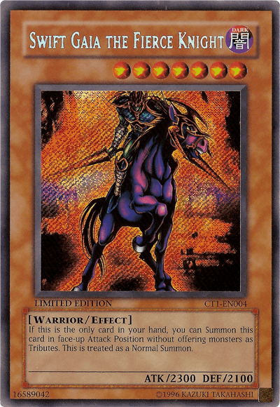 Swift Gaia the Fierce Knight [CT1-EN004] Secret Rare - POKÉ JEUX